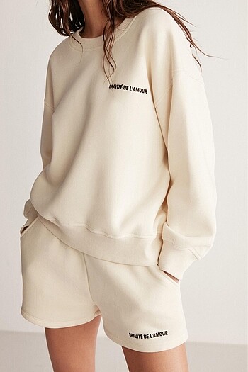 Grimelange Jennifer Oversize Vanilla sweatshirt