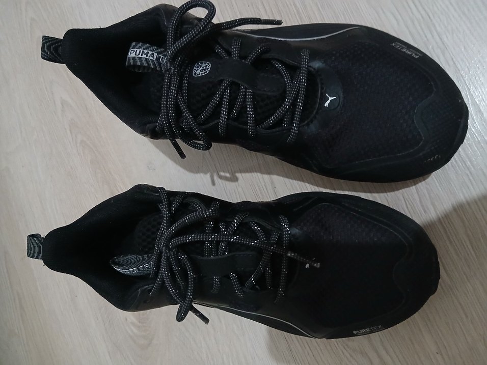 Siyah Erkek Spor ve Günlük Koşu Ayakkabısı - Görsel 2