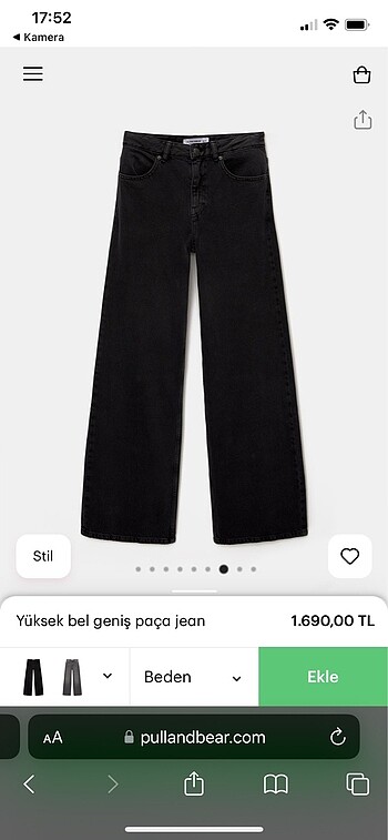 Pull and Bear Kot Pantolon