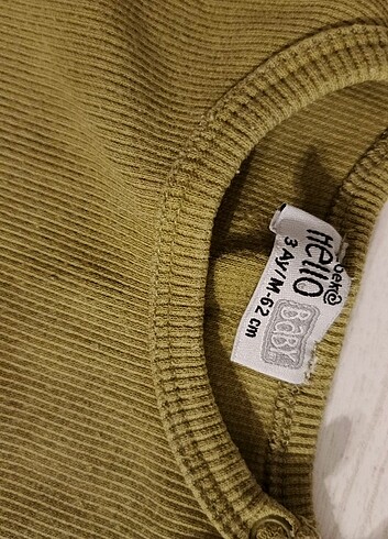 HelloBaby Hellobaby Unisex 3 Ay Fitilli Üst