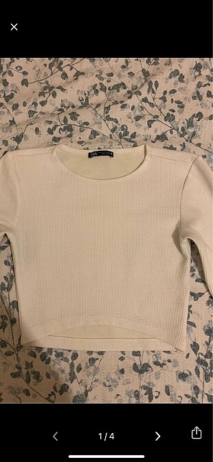 Zara Beyaz Crop