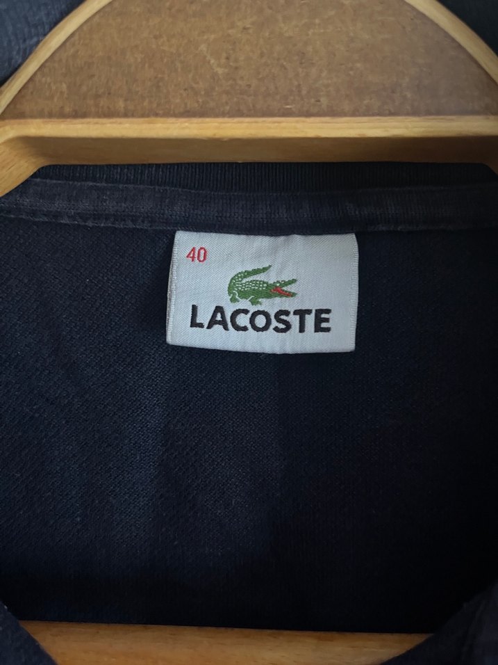 Polo yaka kısa kollu lacoste tişört - Görsel 3