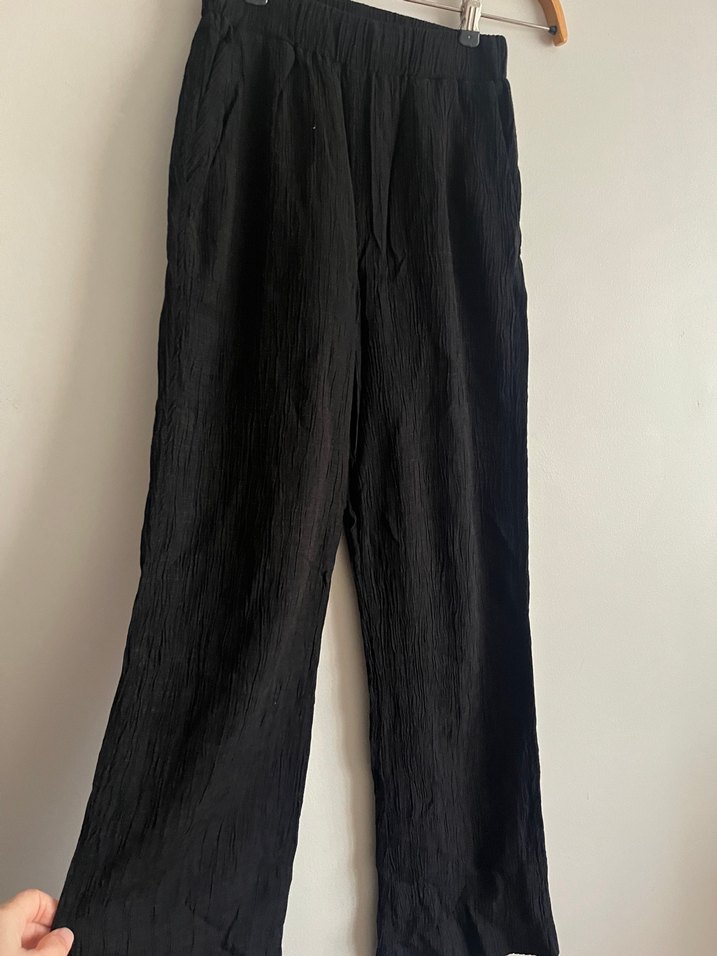 Mudo wide leg beli lastikli pantolon - Görsel 2