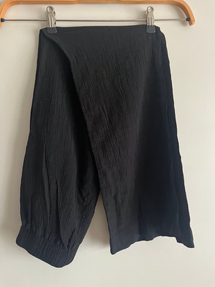 Mudo wide leg beli lastikli pantolon - Görsel 4