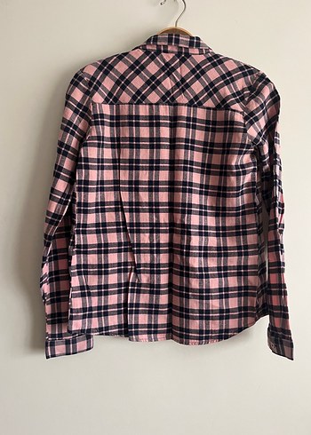 Defacto kız çocuk kareli gömlek - Görsel 4