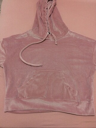 pembe kadife sweat