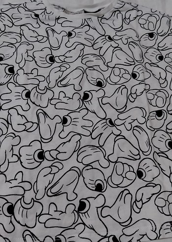 Baskılı Beyaz Gri Çocuk tshirt - Görsel 3