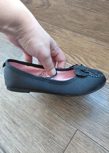 Kız Çocuk Siyah Minnie Babet Ayakkabı - Görsel 2