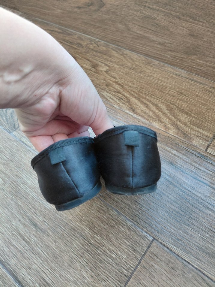 Kız Çocuk Siyah Minnie Babet Ayakkabı - Görsel 4