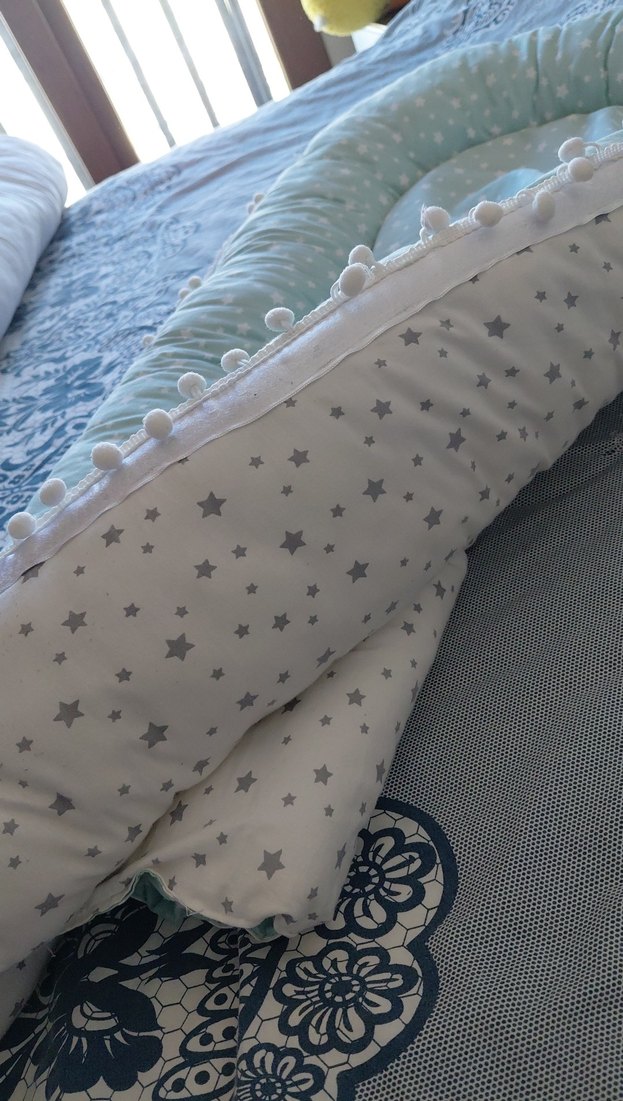 Yıldız Desenli Bebek Uyku Yatağı babynest - Görsel 3