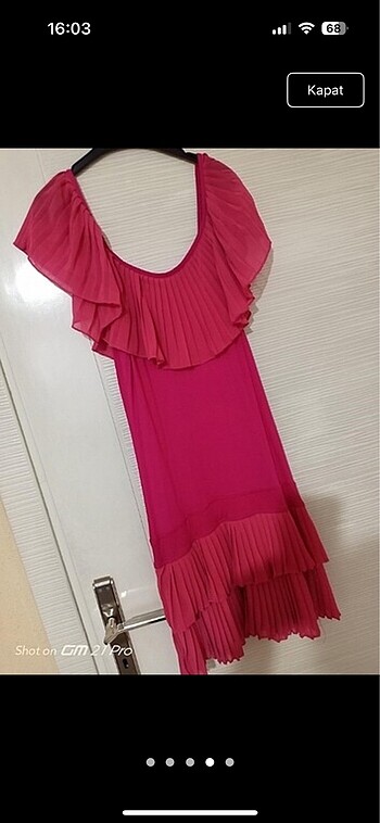 Pembe yazlık elbise