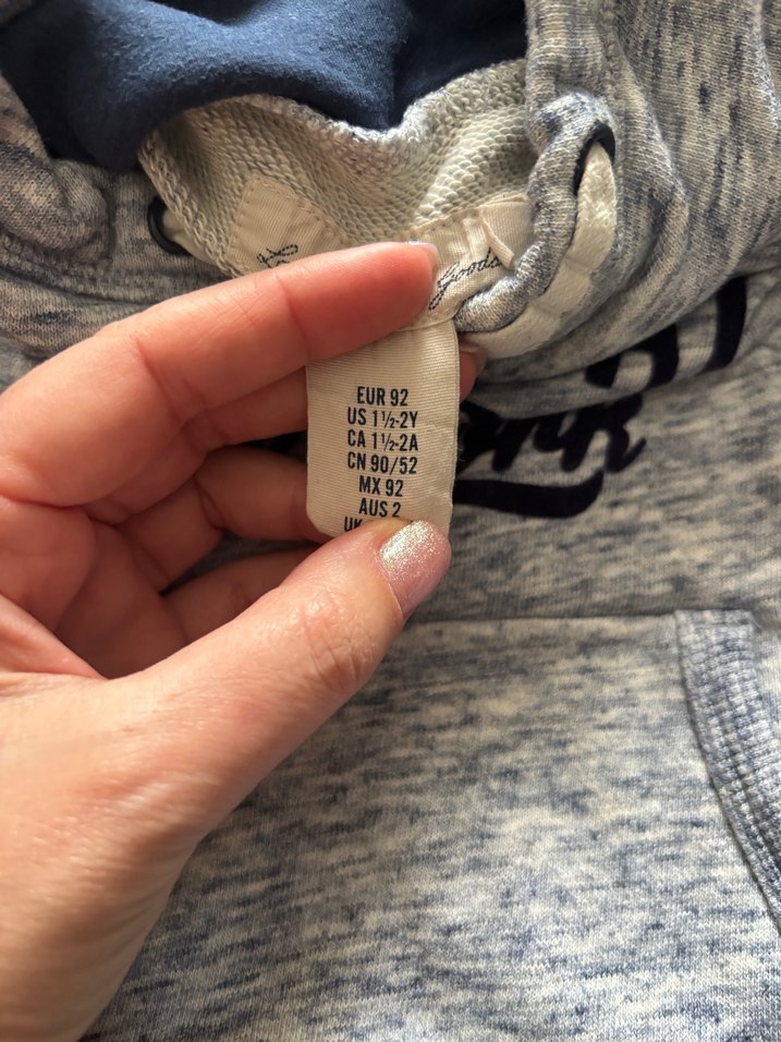 H&M Gri Erkek Çocuk Yüksek Yakalı Sweatshirt - Görsel 3