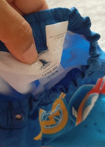 Mavi Baskılı Erkek Çocuk Kısa Mayo - Görsel 5