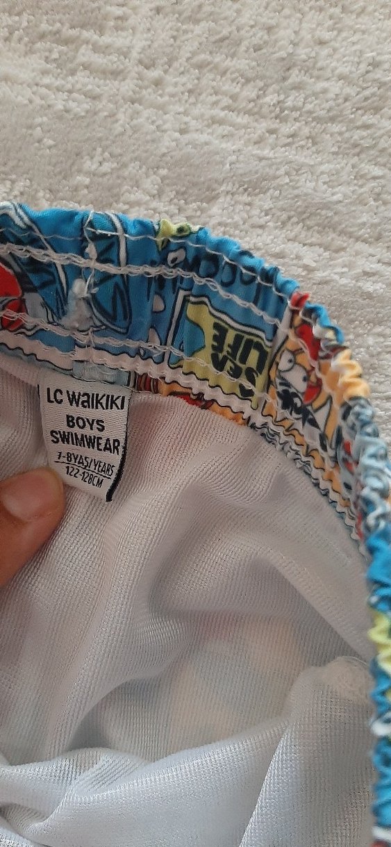 Mavi Baskılı Erkek Çocuk Kısa Mayo - Görsel 2