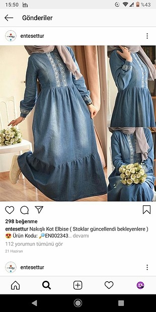 Tesettur kot Elbise