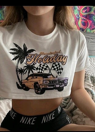 Sheinside beyaz crop
