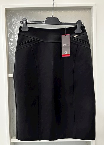 Siyah Kemerli Midi Kalem Etek - Görsel 2