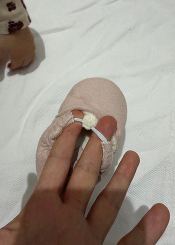 Kız Çocuk Bej Sıcak Ev Terliği - Görsel 5