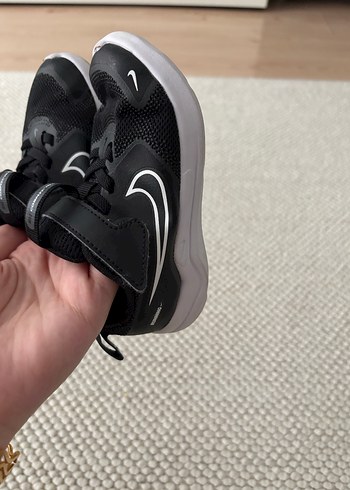 24 Beden siyah Renk Siyah Erkek Çocuk Spor Ayakkabı Velcro