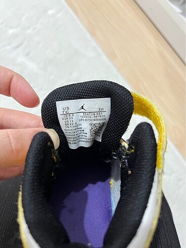 23 Beden sarı Renk Orjinal Nike bebek spor ayakkabı