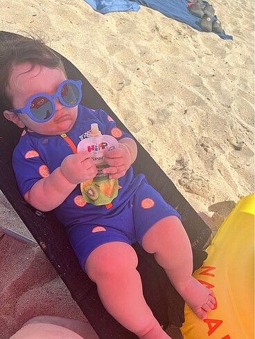 1,5 Yaş Beden lacivert Renk Erkek Bebek tulum mayo