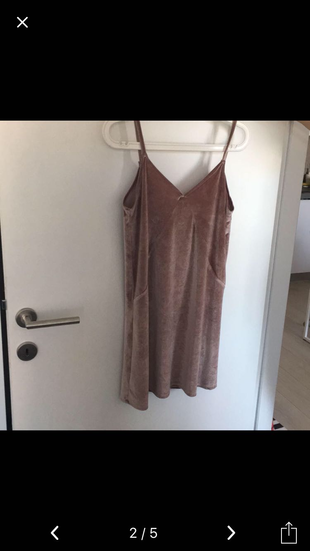 Pull and Bear kadife elbise