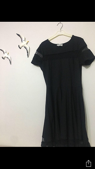 Diğer Siyah fileli elbise