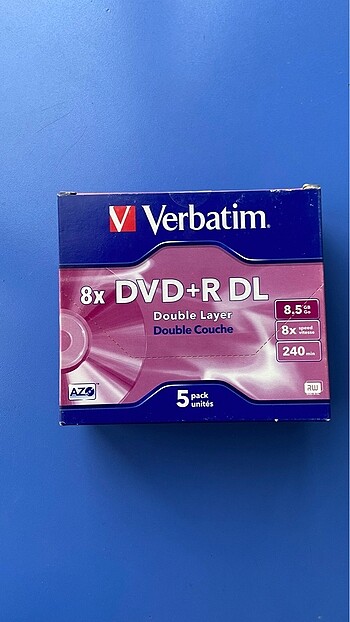 Verbatim 8.5 GB DVD+R DL BOŞ DVD
