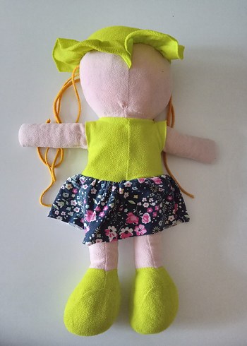 Renkli Kumaş Bebek - Görsel 2