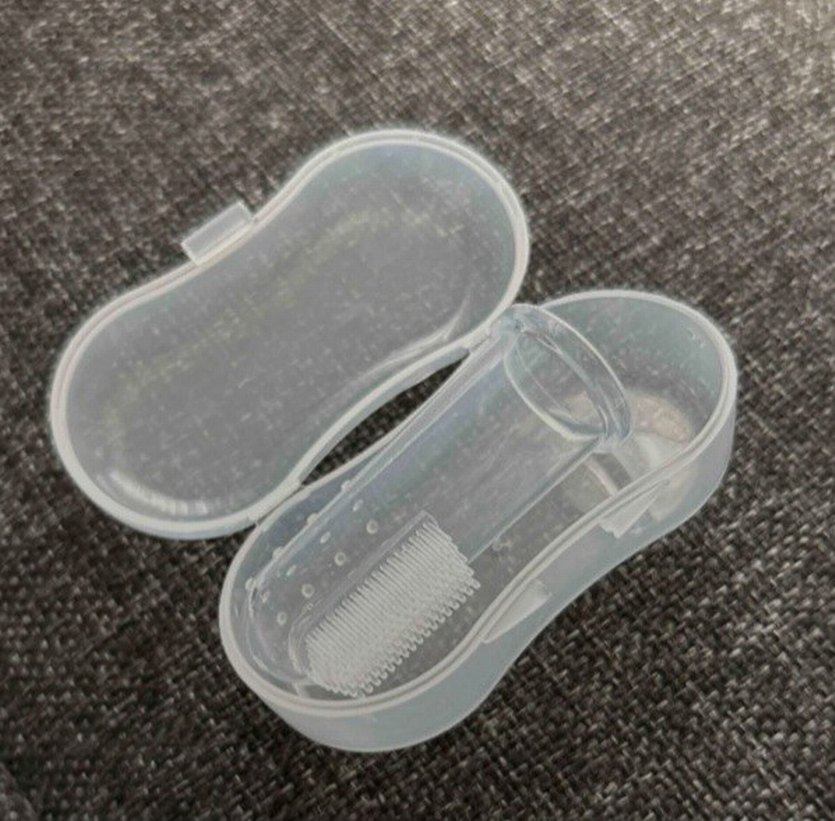 2 Adet Parmak Diş Fırçası ve Saklama Kutusu - Görsel 2