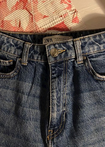 34 Beden Zara Kadın Mavi Kot Pantolon