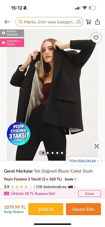 Quzu Blazer Ceket