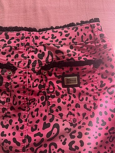 s Beden çeşitli Renk dolce gabbana mini leopar pembe kot etek