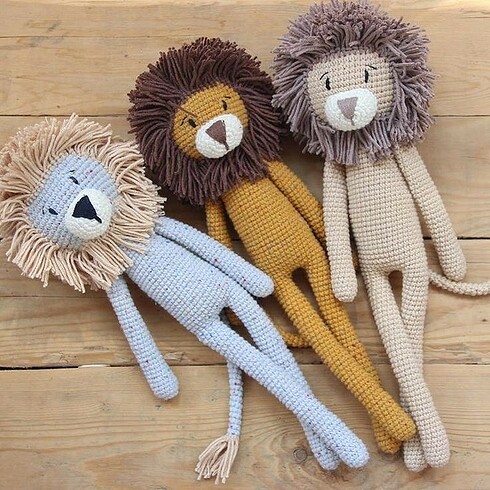 Diğer amigurumi aslan