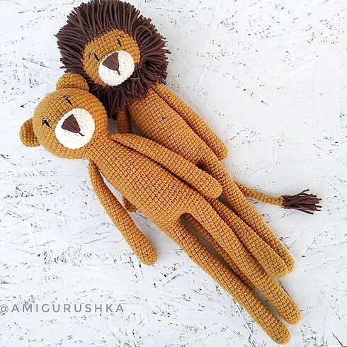 Beden amigurumi aslan