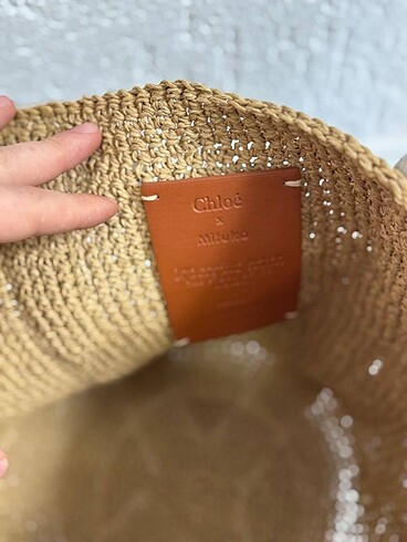  Beden camel Renk Chloe örgü çanta