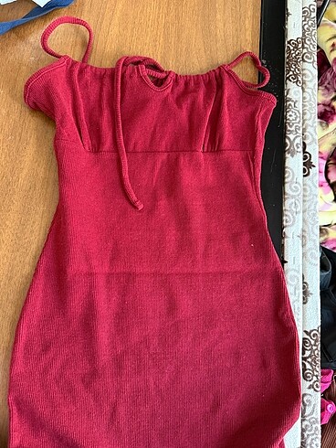 Trendyolmilla mini elbise fitilli