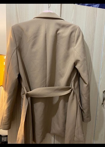 Koton Kadın Blazer Ceket Bej Düğmeli