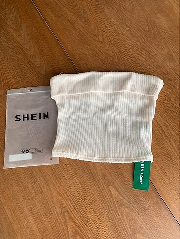 Sheinside Shein straplez crop