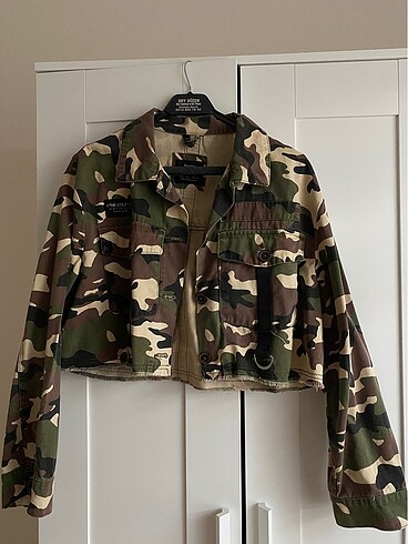 Crop kot ceket