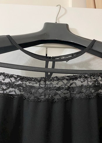 Dantel detaylı büyük beden abiye - Görsel 6