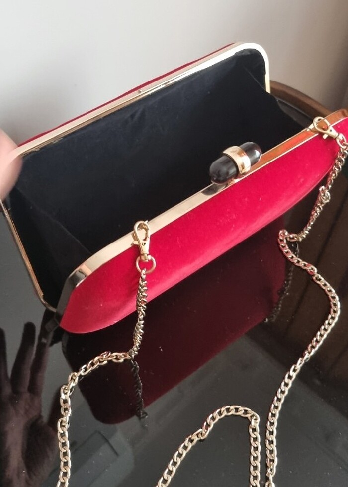 Tasarım harikası kırmızı seksi çanta :) - Görsel 2