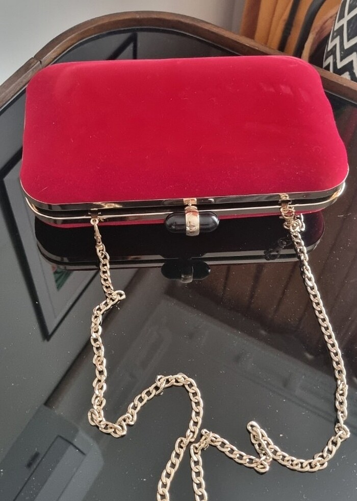 Tasarım harikası kırmızı seksi çanta :) - Görsel 3