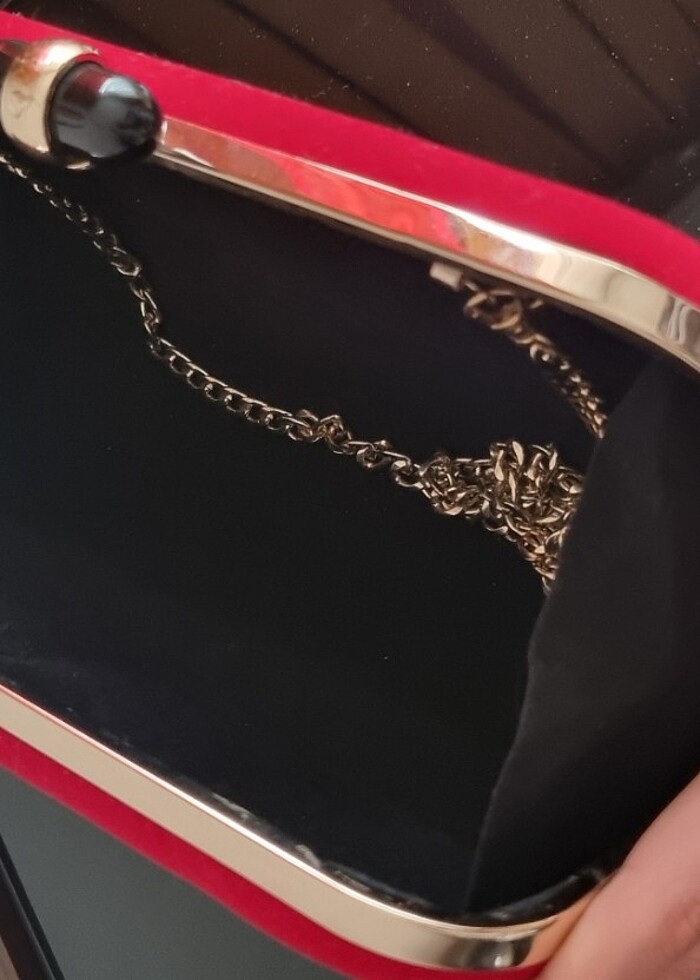 Tasarım harikası kırmızı seksi çanta :) - Görsel 4