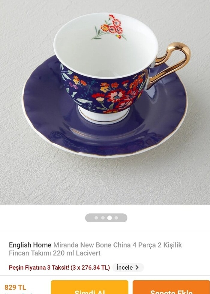 2 li 90 ml fincan takımı, sıfır kutusundaaaaaa - Görsel 5