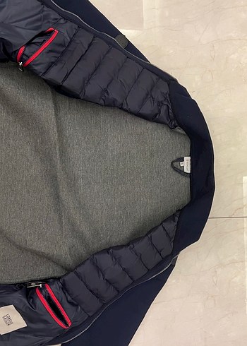 xl Beden Moncler Lacivert Fermuarlı Erkek Ceket