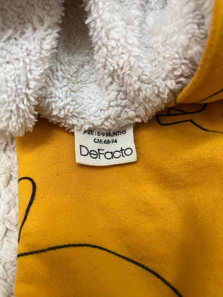 Sarı Desenli Erkek Bebek Tulumu - Görsel 2