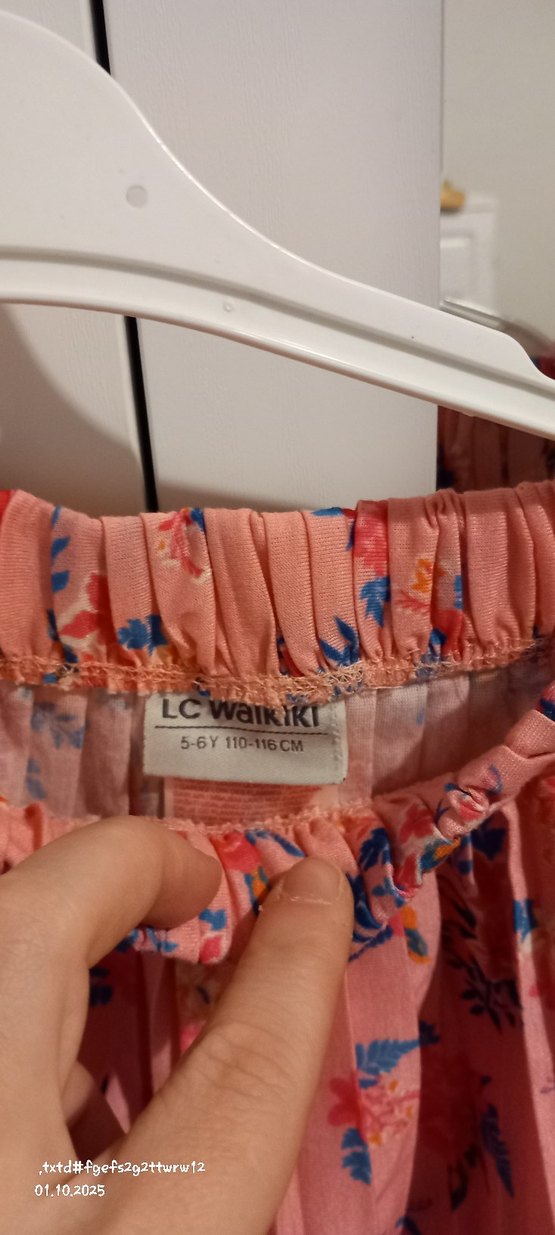 kız çocuk Piliseli pantolon - Görsel 2