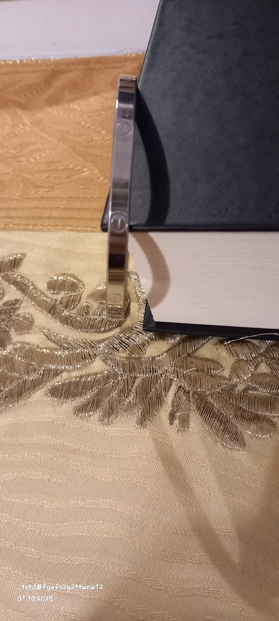 çelik Gümüş Renk Bilezik - Görsel 2