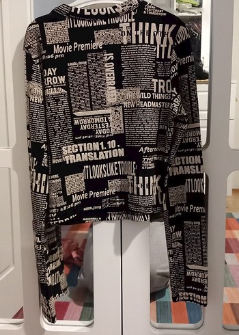 Bershka yazılı crop - Görsel 3